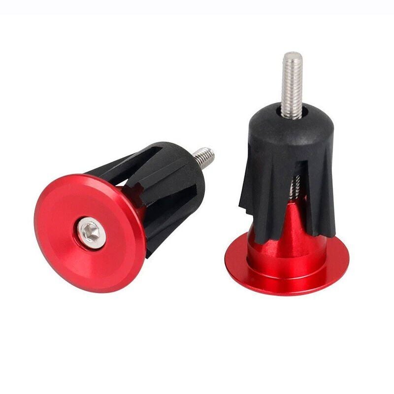 gdピンバッジ groupdandy Impact HD-11 Endplug Vidalı Anodized Alüminyum Gidon Tıpası Kırmızı