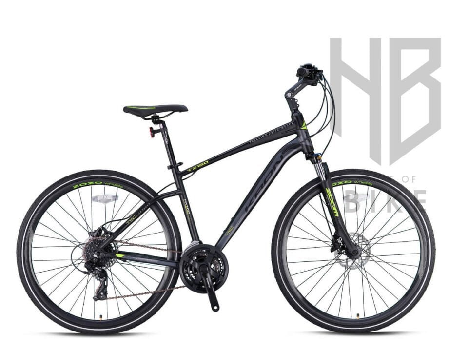 Kron TX150 28'' 24-Vites Trekking Bisiklet - H.Disk Mat Haki/Açık Sarı/Siyah - 20''