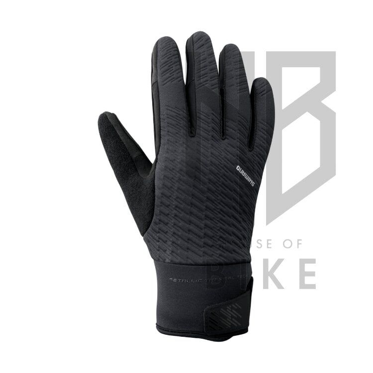 Shimano Windbreak Thermal Reflektörlü Eldiven Kırmızı - XLarge