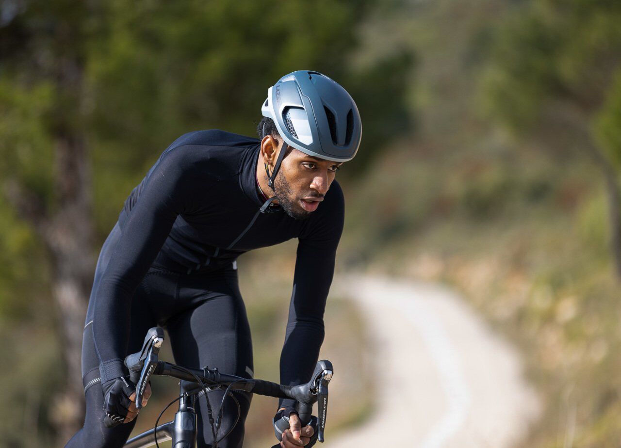 Lazer Vento KC Kineticore CE Kask Matte Blue Grey - XLarge