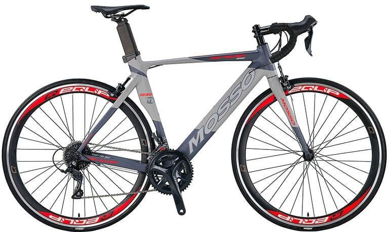Mosso Cavalier Aero Sora Gri - Antrasit - Kırmızı - 52 Cm