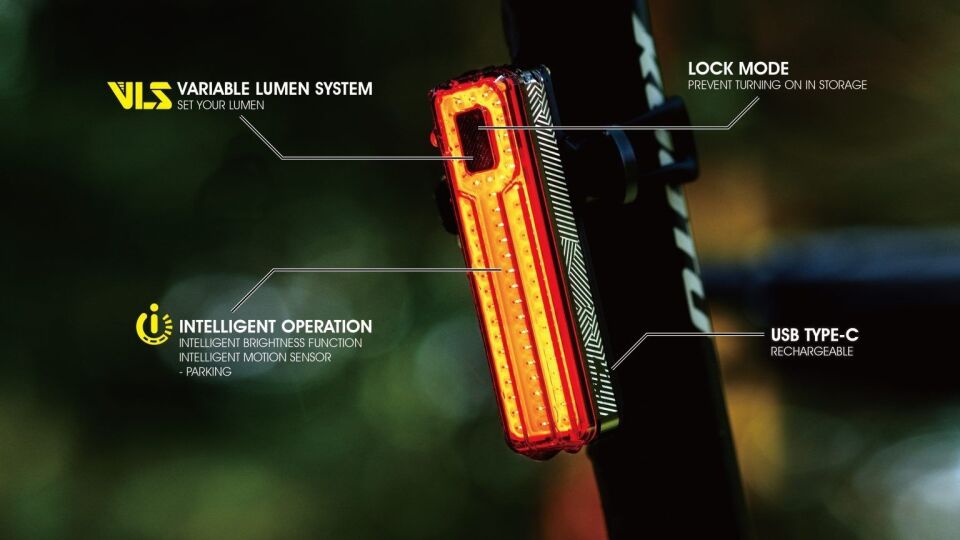 Moon HELIX MAX 250 Lümen USB Arka Lamba