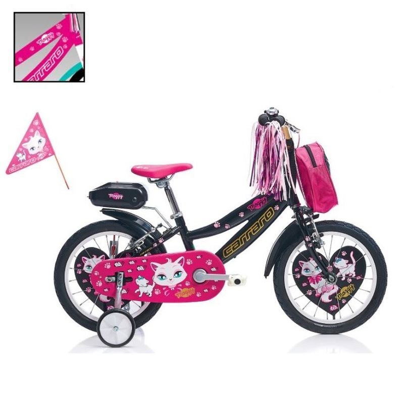 Carraro Moggy 16 Jant - Siyah/Altın/Pembe