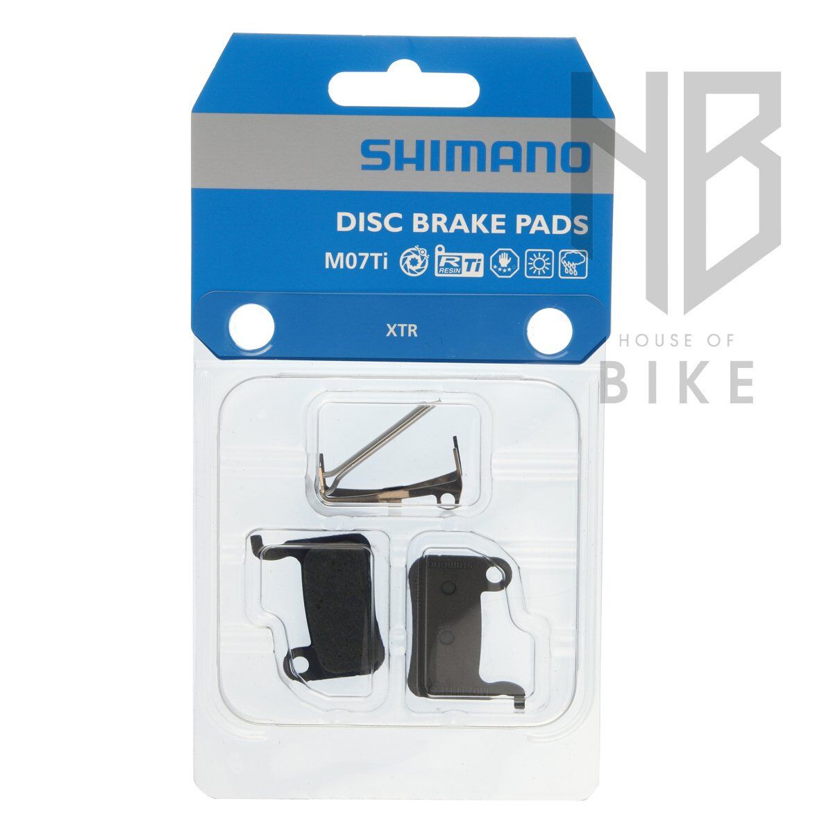 Shimano Disk Fren Balatası ( papuç ) Resin M07Ti Yay/Pim dahil