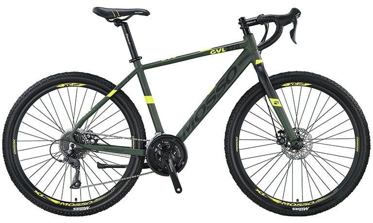 MOSSO GVL270 CLARIS MEKANİK DİSK FREN GRAVEL/TUR BİSİKLETİ Siyah/Kırmızı - 19'