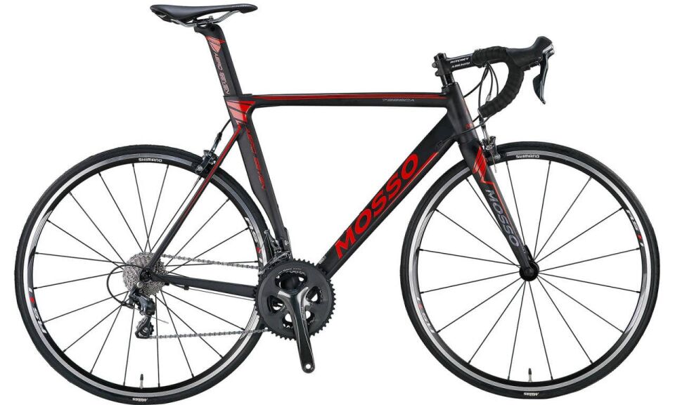 Mosso 739SCA Tiagra 49 Cm - Siyah/Kırmızı