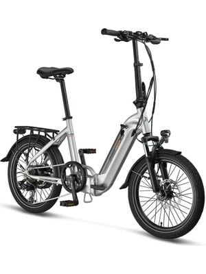 Mosso Kronos Elektrik Katlanır Bisiklet - 7 Vites - Hidrolik Disk - Silver