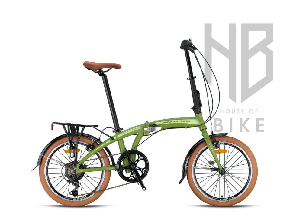 Kron FD750 - 20'' Katlanır Bisiklet - V-Fren Turuncu/Kahverengi