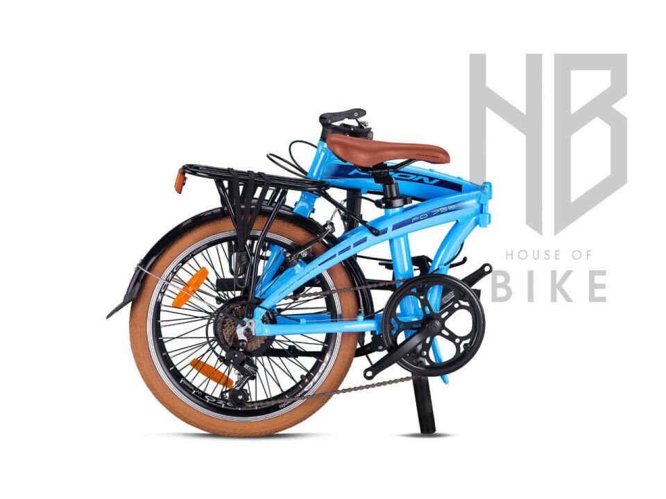 Kron FD750 - 20'' Katlanır Bisiklet - V-Fren Bebek Mavisi/Lacivert