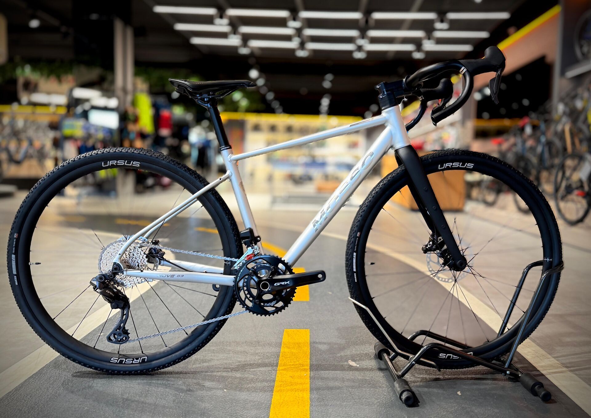 Mosso GVL703 GRX Di2 - 24V - 56Cm - Gri/Siyah