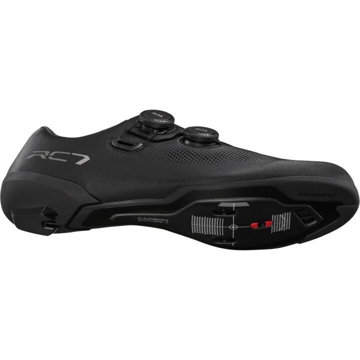 Shimano RC703 SPD-SL Bisiklet Ayakkabısı | Geniş | Siyah |