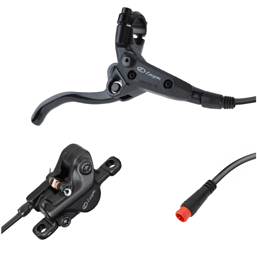 Logan Hidrolik Disk Fren Set - E-Bike - Ön/Arka - 2 Piston, 2 Pin