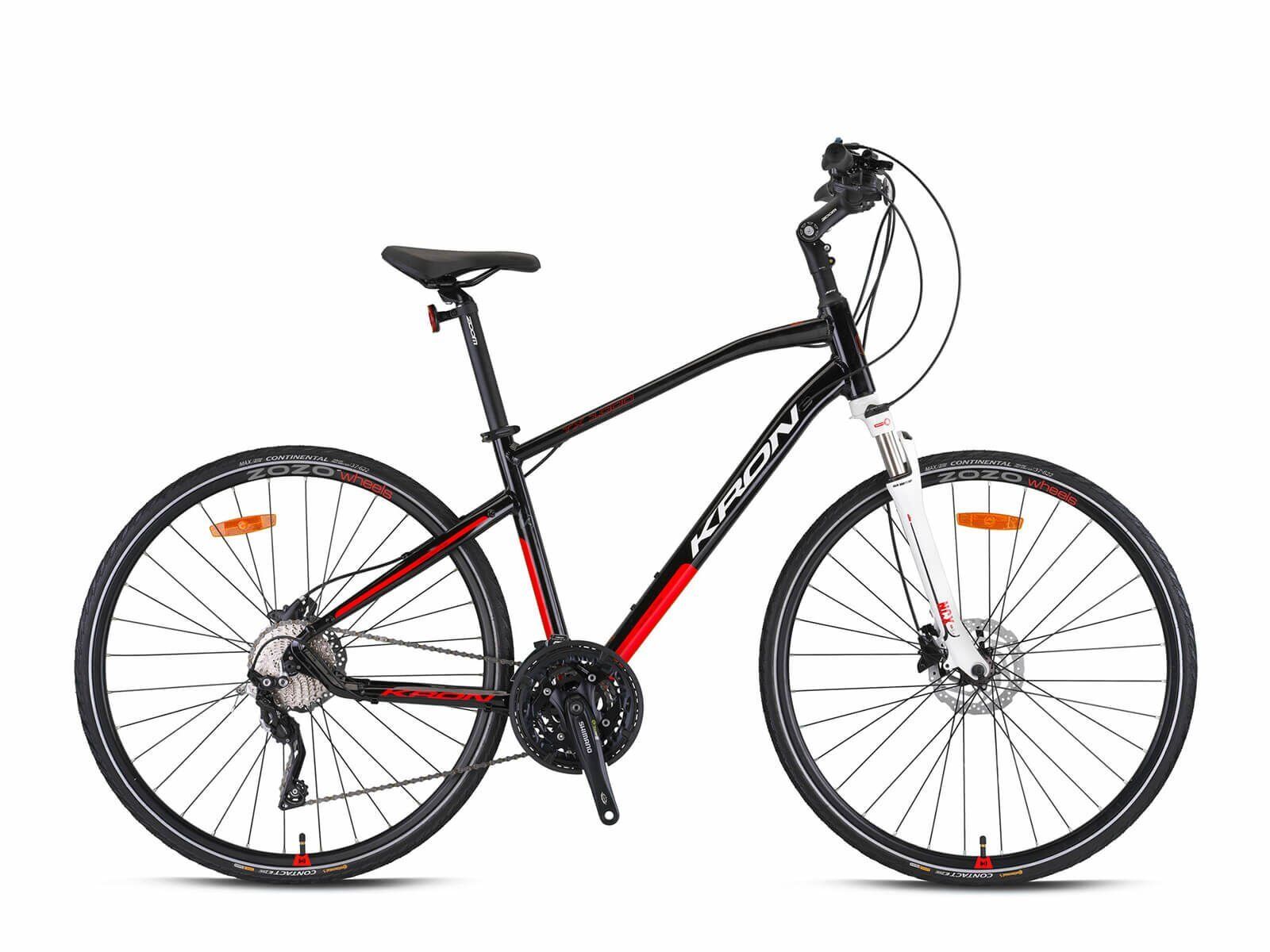 Kron TX 1000 28' Trekking 30 Vites H.DISC Siyah-Beyaz/Kırmızı 18''