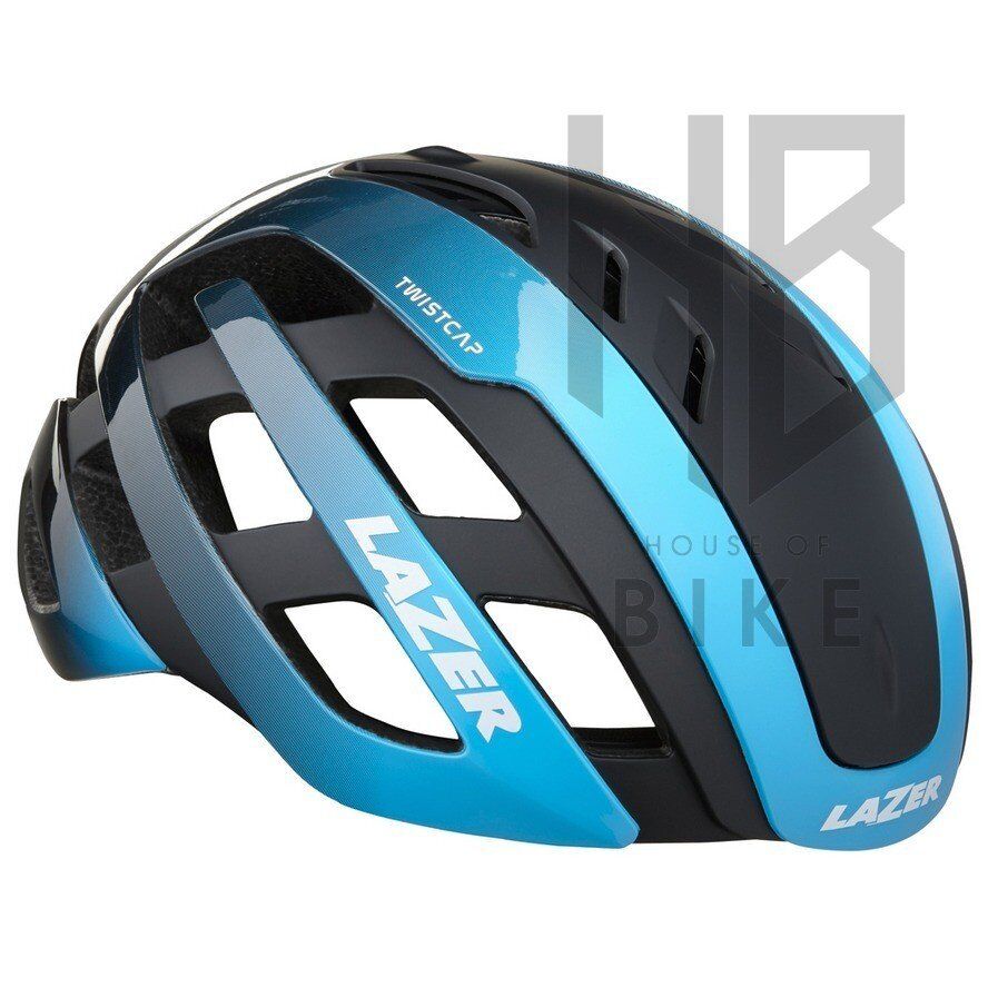 Lazer Kask Century CE Kask +Led Siyah/Mavi Large