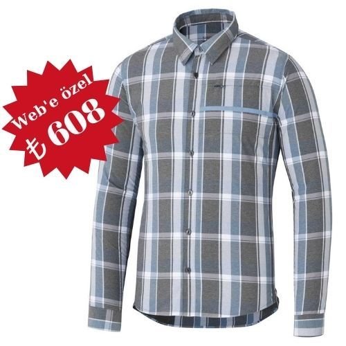 Shimano Transit Check Button Up Uzun Kollu Gömlek Small