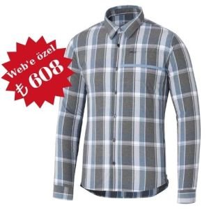 Shimano Transit Check Button Up Uzun Kollu Gömlek Small