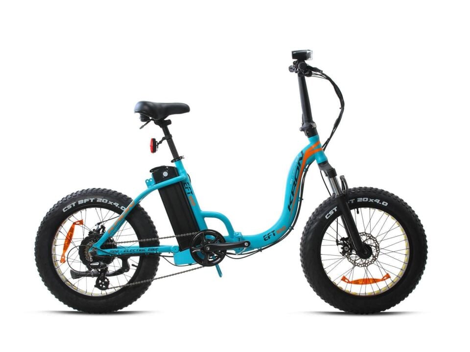 Kron Eft 100 - 20'' Katlanır ELektrikli Bisiklet - M.Disk Kamuflaj