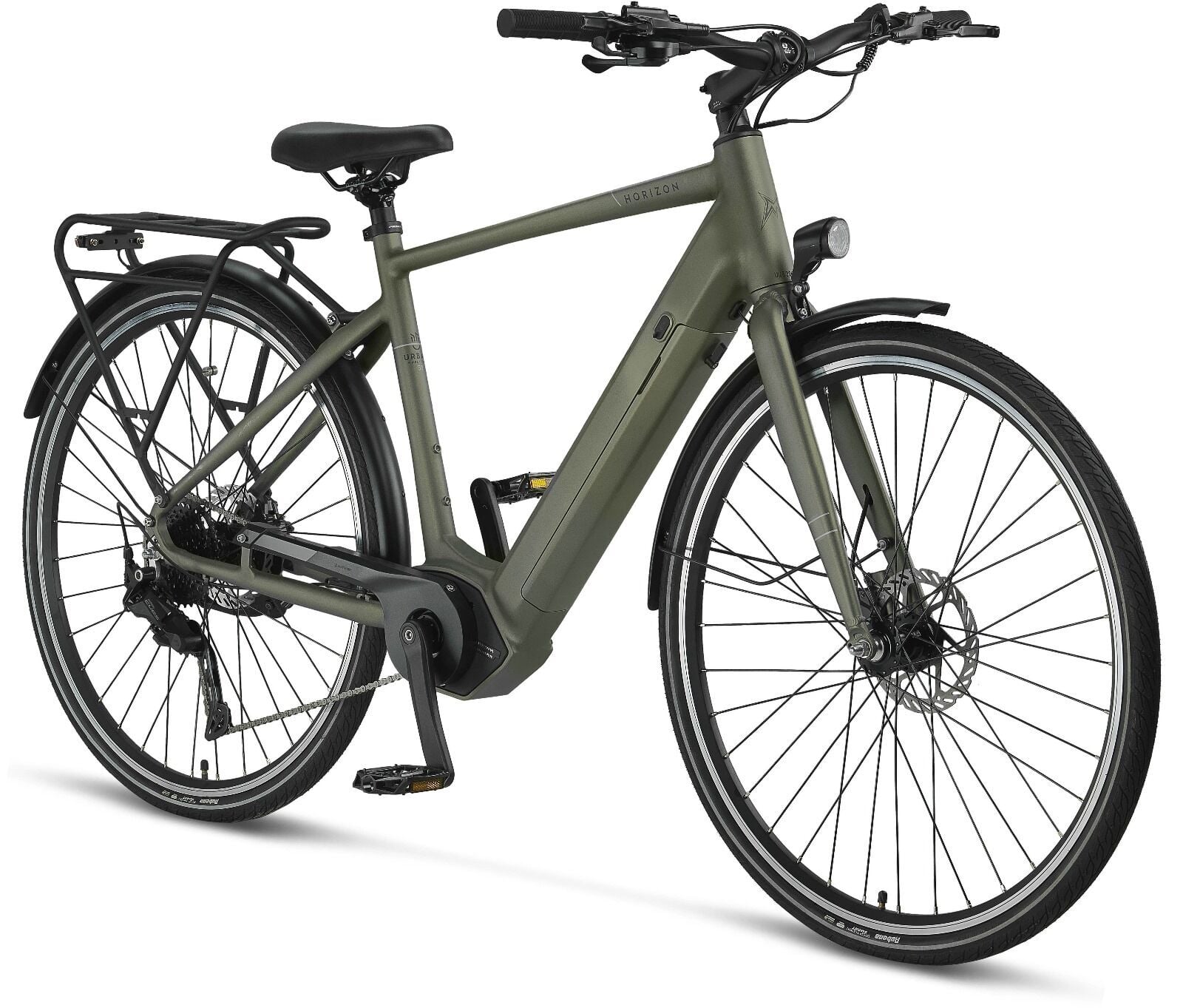 Mosso Horizon Elektrikli Şehir Bisikleti- 50cm - 9V- HD - Smoke Gray