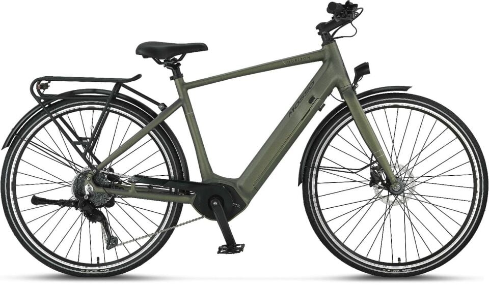 Mosso Horizon Elektrikli Şehir Bisikleti- 50cm - 9V- HD - Smoke Gray