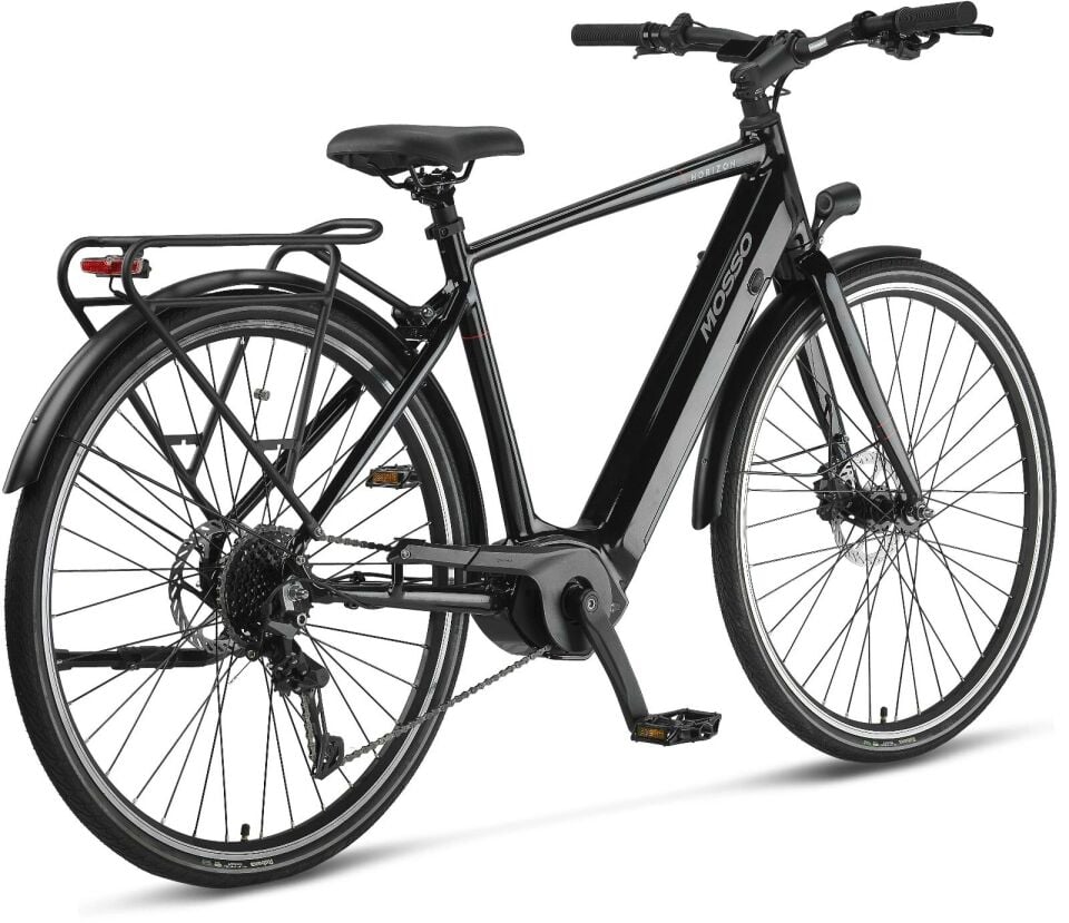 Mosso Horizon Elektrikli Şehir Bisikleti- 50cm - 9V- HD - Siyah