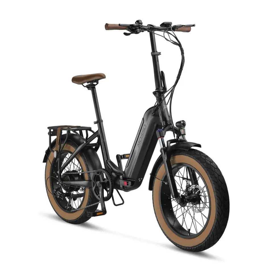 Mosso Hydra Elektrik Katlanır Bisiklet - 7 Vites - Hidrolik Disk - Siyah