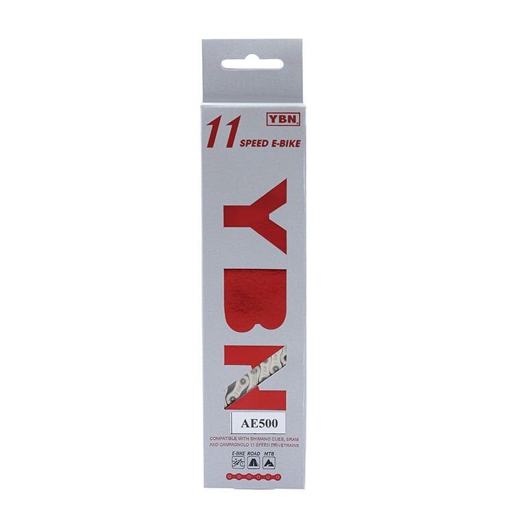 YBN AE500-S2 Silver 11S Zincir | Shimano Cues Uyumlu |