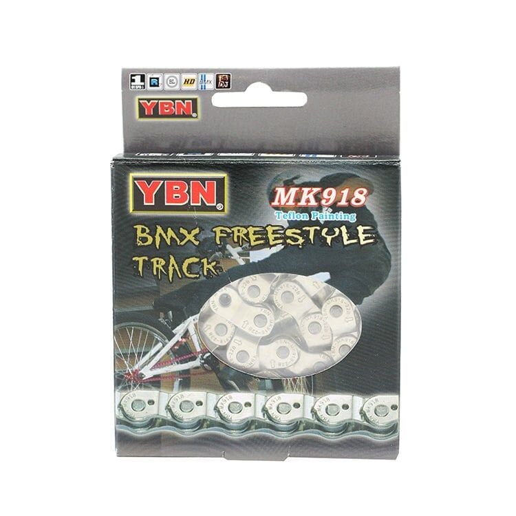 YBN MK918 BMX-DJ Silver Hafif Link Tek Vİtes Zincir |MK918|