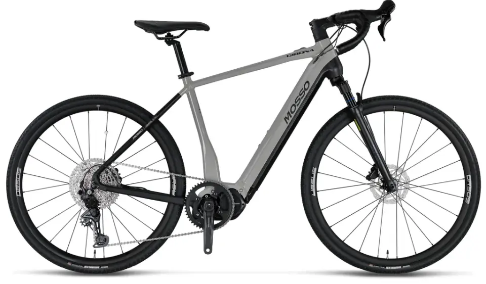 Mosso Girona E-Gravel | Gri-Siyah | 55 Cm |