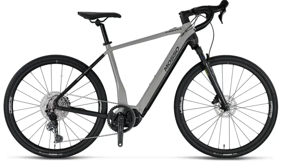 Mosso Girona E-Gravel | Gri-Siyah | 49 Cm |