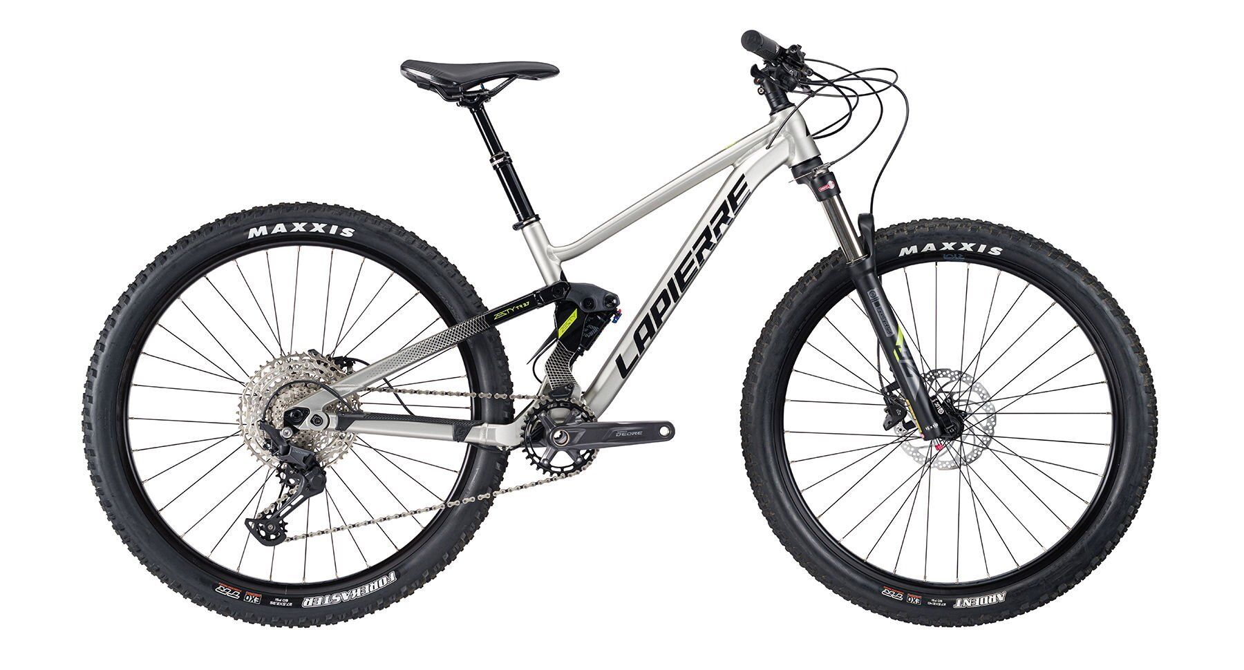 Lapierre Zesty TR 3.7 27.5'' 11 Vites Dağ Bisikleti Mat Gri-Parlak Siyah-Neon Yeşil- 37 Cm