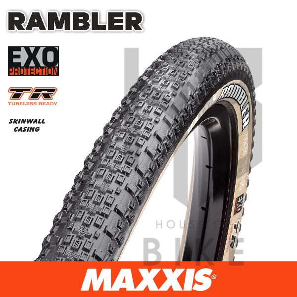 Maxxis Rambler Gravel Lastiği Exo, Dual, Folding, Tubeless | Amber Yanak |