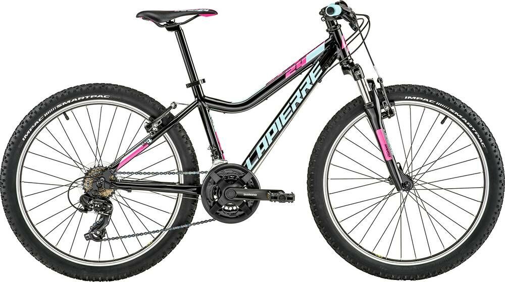 Lapierre Pro Race 24 Çocuk Bisikleti - 21 Vites Siyah/Açık Mavi/Pembe