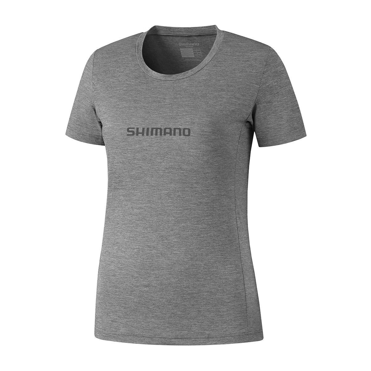 Shimano Hida Tech Kadın T-Shirt Gri Medium