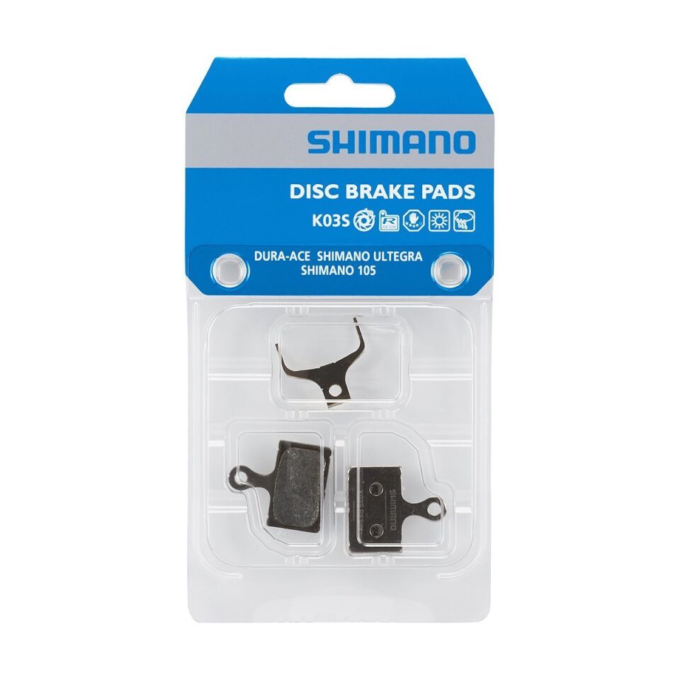Shimano Disk Fren Balatası Resin K03S (Yay/Pim Dahil 1 Çift)
