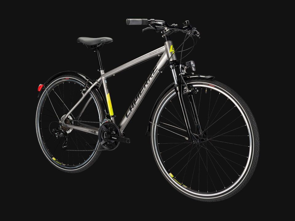 Lapierre Trekking 1.0 21-Vites V.B Gri-Lime-Siyah - 46 Cm