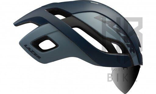 Lazer Bullet 2.0 Kask CE + Lens +Led Mat Mavi Gri Medium
