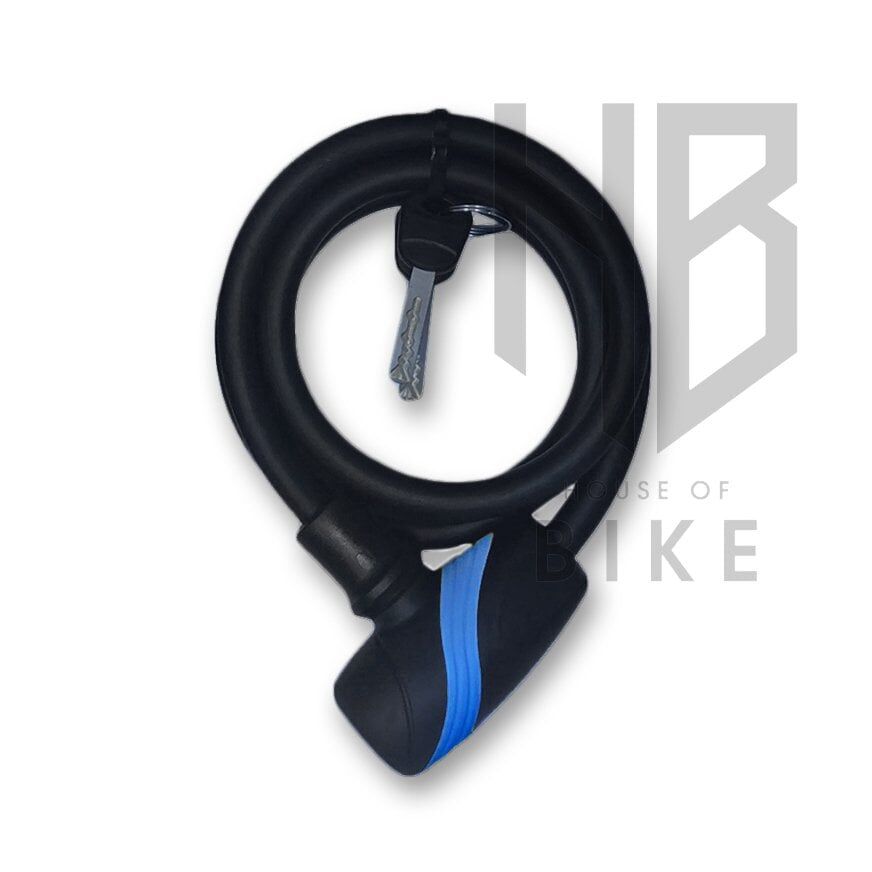 Impact Luky Anahtarlı Kilit 8x120 mm Siyah/Mavi