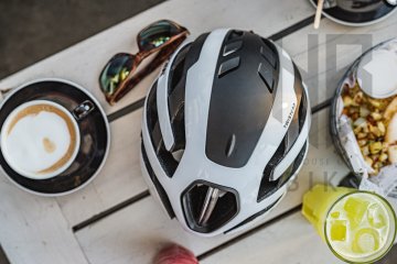 Lazer Kask Century CE Kask +Led Siyah/Mavi Large