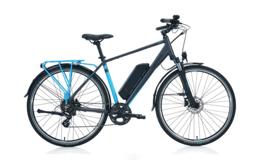 28'' Carraro ELIFE 2.1 Elektrikli Şehir Bisikleti Mat Antrasit - 47 Cm