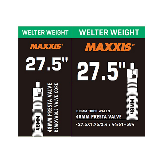 MAXXIS İç Lastik Welter Weight 27.5X1.75/2.4 FV İnce Sibop 48mm