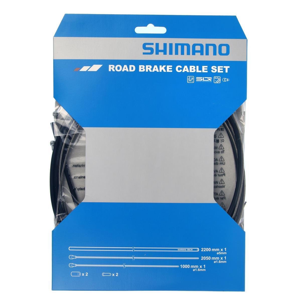 Shimano Yol Bisikleti Fren Kablosu Seti SUS SİYAH