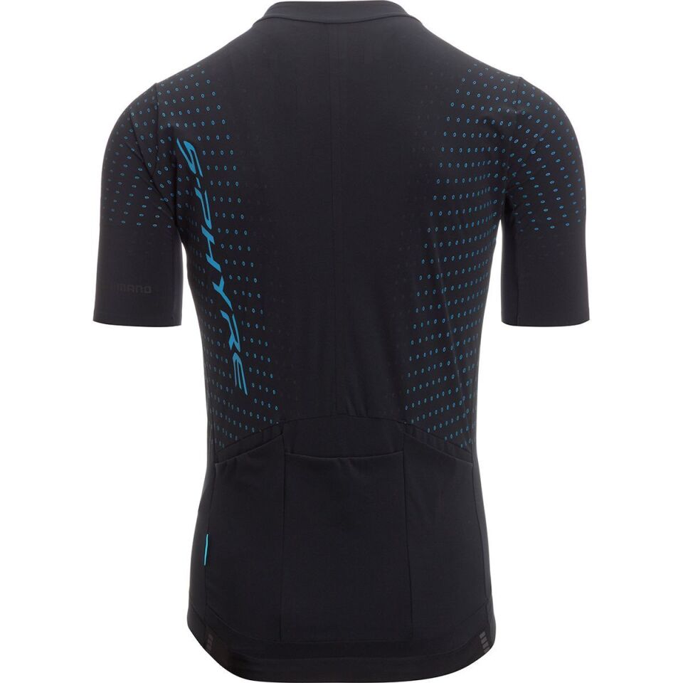Shimano S-PHYRE Racing Kısa Kollu Forma Siyah/Mavi Medium