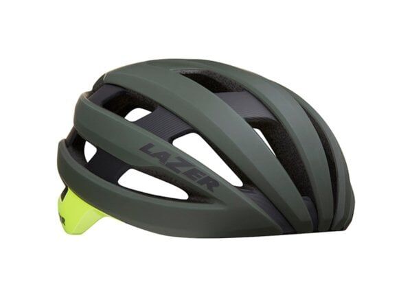 Lazer Sphere Kask CE-CPSC Dark Green - Flashing Yellow - Large