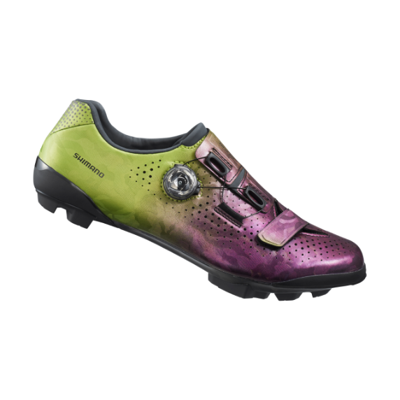 Shimano SH-RX800 SPD Gravel Ayakkabı Mor-Yeşil - 41