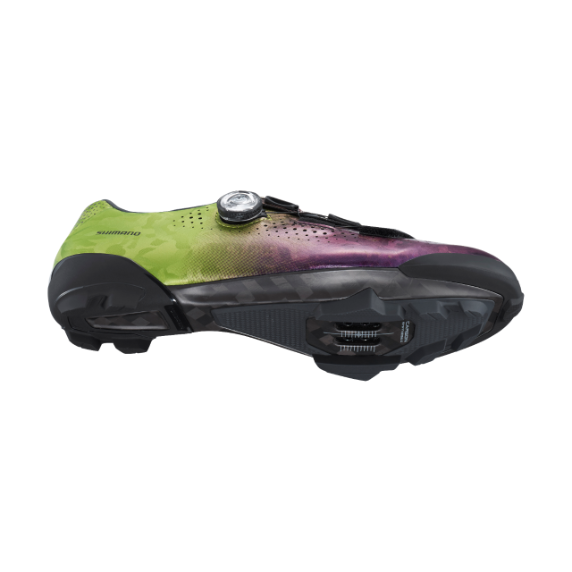 Shimano SH-RX800 SPD Gravel Ayakkabı Mor-Yeşil - 41