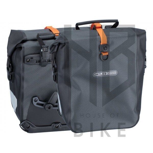 ORTLIEB F9981 BİKEPACKİNG GRAVEL ÇANTA ÇİFT 25 L SİYAH-TURUNCU