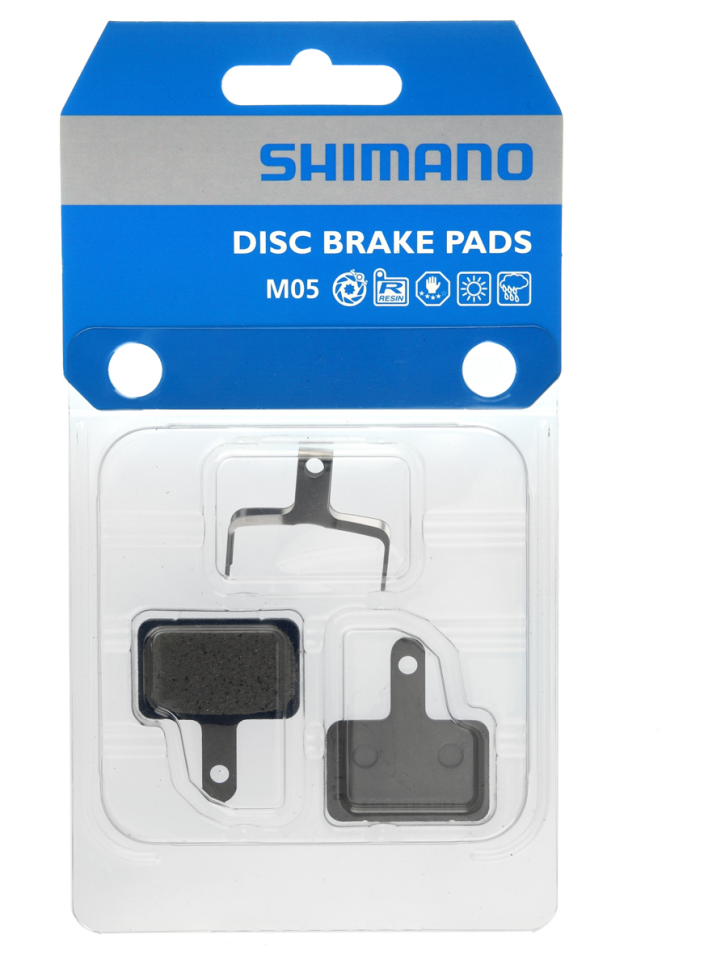 Shimano Disk Fren Balatası Resin M05 (Yay/Pim Dahil 1 Çift)