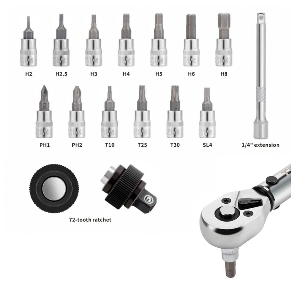 Toopre TL-2 Tork Anahtar Seti | Max. 24Nm |