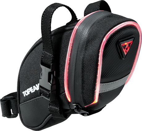 TOPEAK - Aero Wedge Iglow - Sele Altı Ledli Çanta  - 0,8 L - TIG-AW01