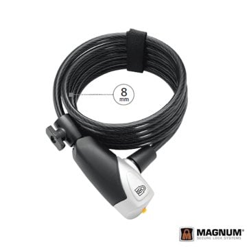 Magnum 3018 Anahtarlı Spiral Kilit - 8x1800mm